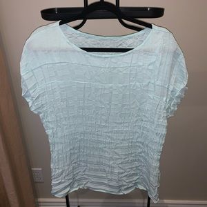 Babette sea foam green blouse